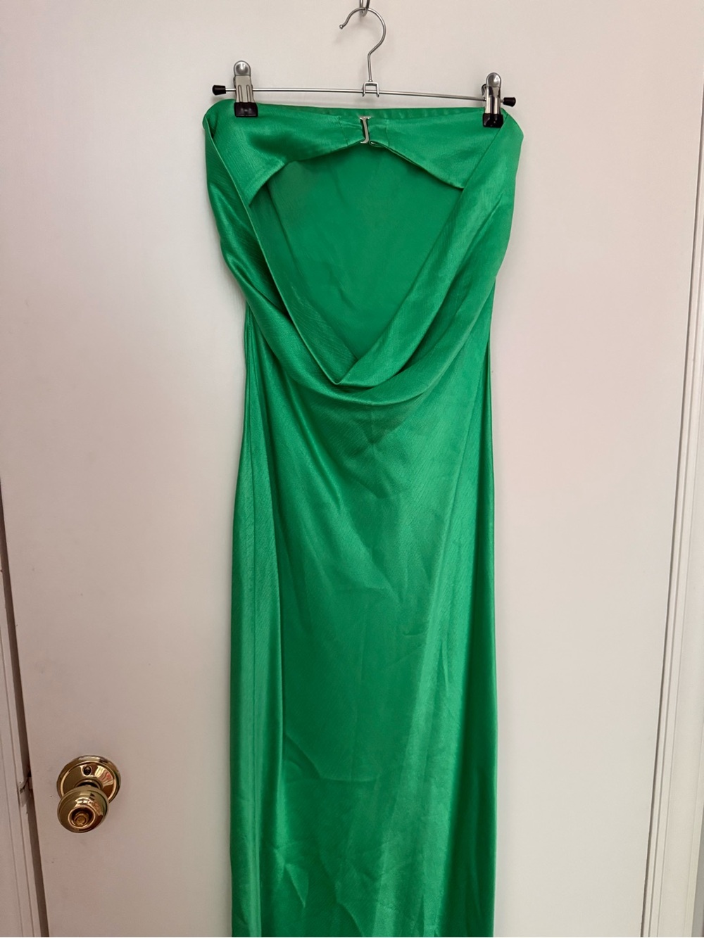 bec + bridge Emerald Strapless Satin Slip Dress - Picture 4 of 6